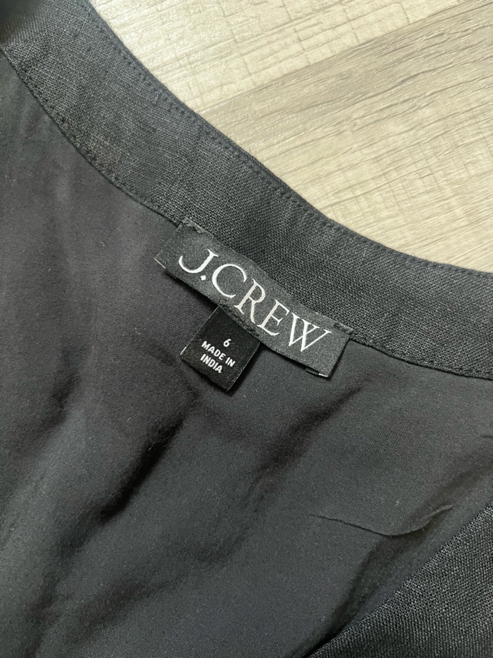 J. CREW Linen Black Women's Button-Front Vest Small - Picture 10 of 13